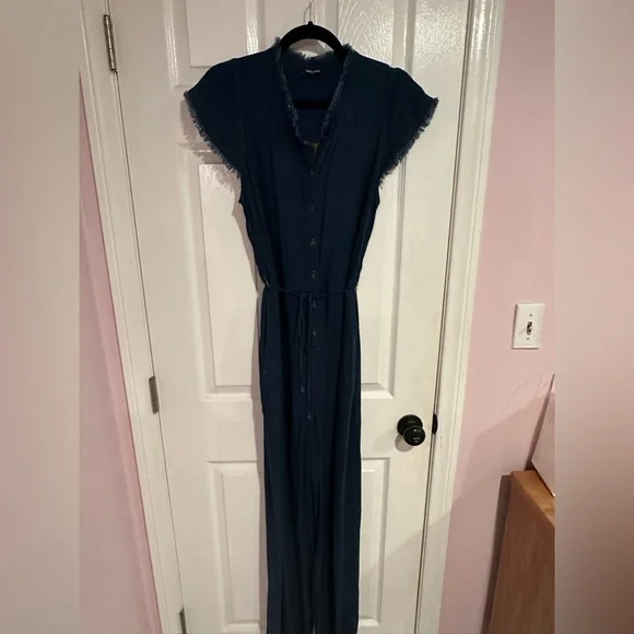 Splendid Chambray Jumpsuit - Picture 4 of 5